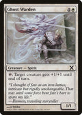 Ghost Warden – Common Magic: The Gathering card from Tenth Edition (#16)