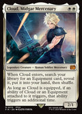 Cloud, Midgar Mercenary – Mythic Magic: The Gathering card from Final Fantasy (#10)