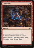 Demolish – Common Magic: The Gathering card from Kaladesh (#113)