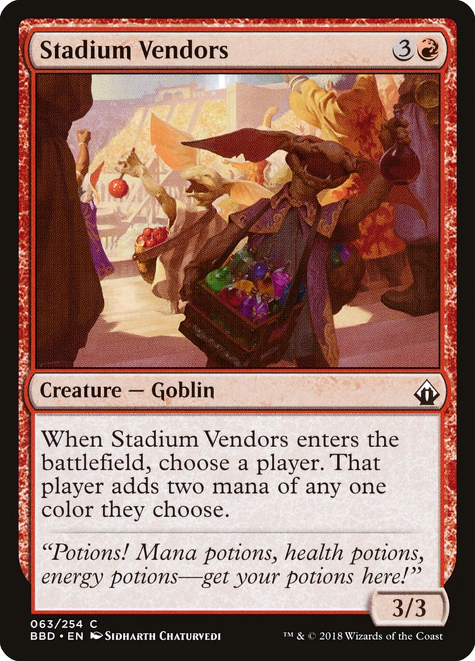 Stadium Vendors – Common Magic: The Gathering card from Battlebond (#63)