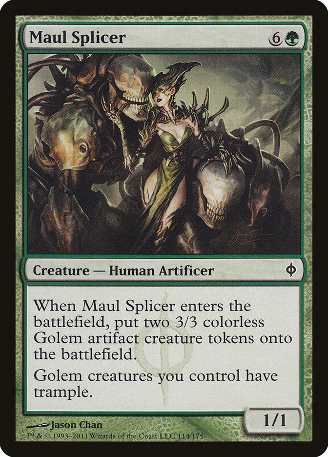 Maul Splicer – Common Magic: The Gathering card from New Phyrexia (#114)