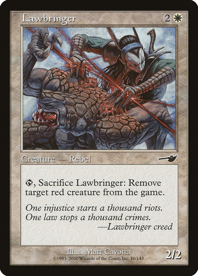 Lawbringer – Common Magic: The Gathering card from Nemesis (#10)