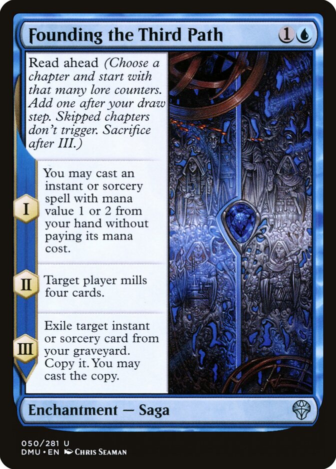 Founding the Third Path – Uncommon Magic: The Gathering card from Dominaria United (#50)