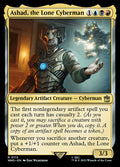 Ashad, the Lone Cyberman – Rare Magic: The Gathering card from Doctor Who (#113)