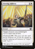 Stirring Address – Common Magic: The Gathering card from Modern Horizons (#32)