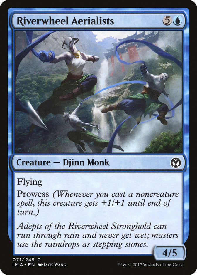 Riverwheel Aerialists – Common Magic: The Gathering card from Iconic Masters (#71)