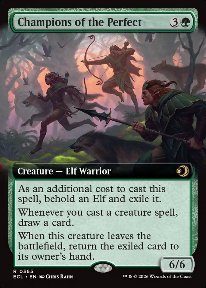 Champions of the Perfect – Rare Magic: The Gathering card from Lorwyn Eclipsed (#365)