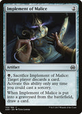 Implement of Malice – Common Magic: The Gathering card from Aether Revolt (#159)