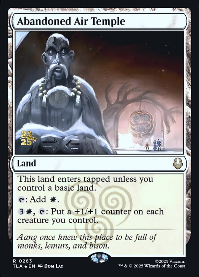 Abandoned Air Temple – Rare Magic: The Gathering card from Avatar: The Last Airbender Promos (#263s)