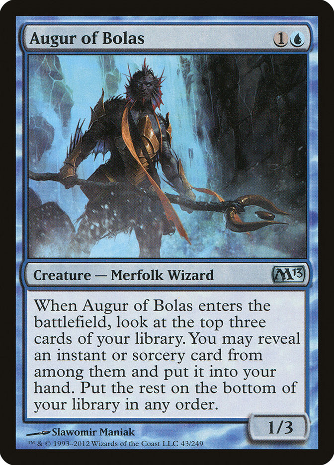 Augur of Bolas – Uncommon Magic: The Gathering card from Magic 2013 (#43)