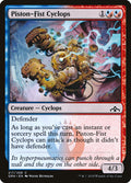 Piston-Fist Cyclops – Common Magic: The Gathering card from Guilds of Ravnica (#217)