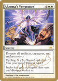 Akroma's Vengeance – Rare Magic: The Gathering card from World Championship Decks 2004 (#gn2)
