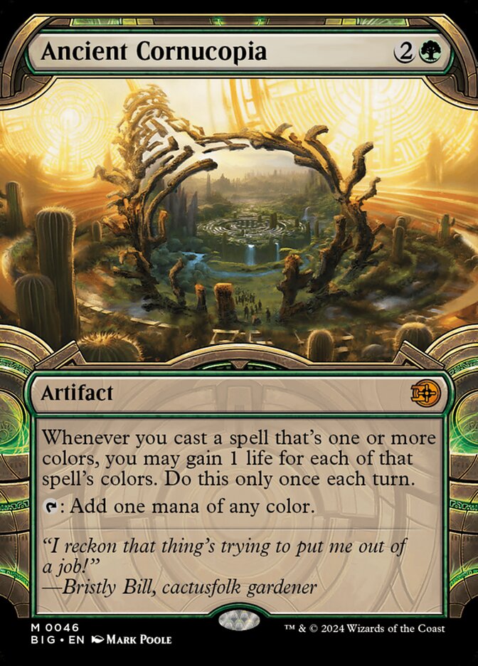 Ancient Cornucopia – Mythic Magic: The Gathering card from The Big Score (#46)