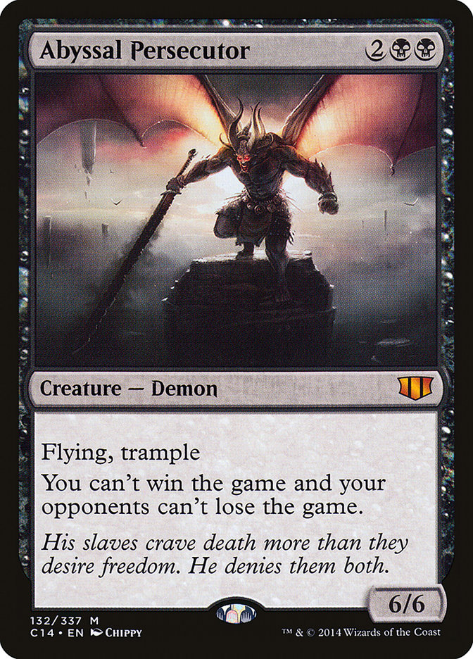 Abyssal Persecutor – Mythic Magic: The Gathering card from Commander 2014 (#132)