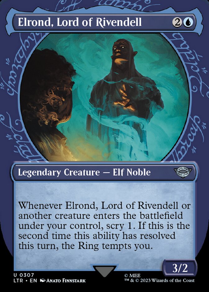 Elrond, Lord of Rivendell – Uncommon Magic: The Gathering card from The Lord of the Rings: Tales of Middle-earth (#307)