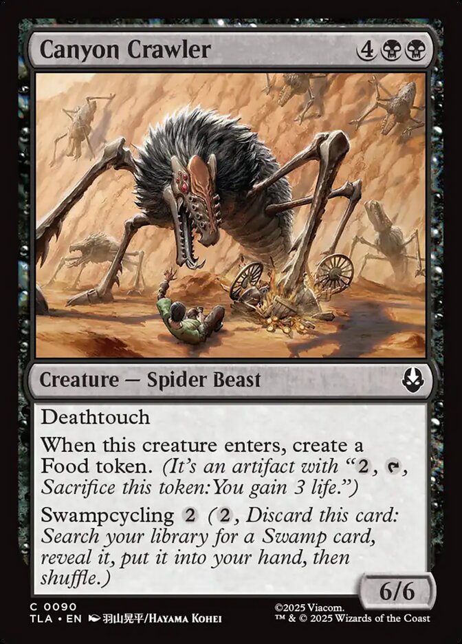 Canyon Crawler – Common Magic: The Gathering card from Avatar: The Last Airbender (#90)