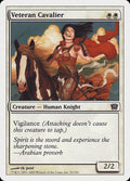 Veteran Cavalier – Common Magic: The Gathering card from Ninth Edition (#52)
