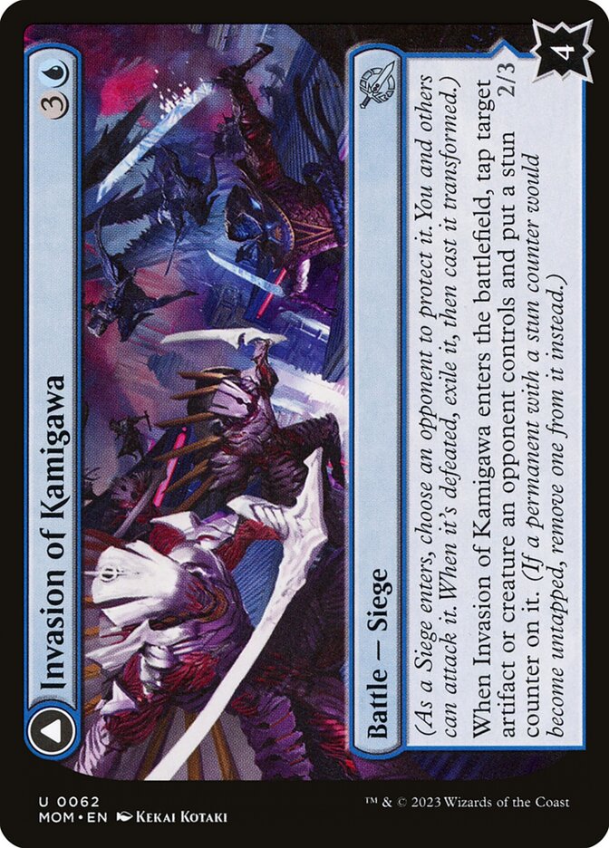 Invasion of Kamigawa // Rooftop Saboteurs – Uncommon Magic: The Gathering card from March of the Machine (#62)