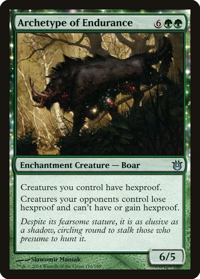 Archetype of Endurance – Uncommon Magic: The Gathering card from Born of the Gods (#116)