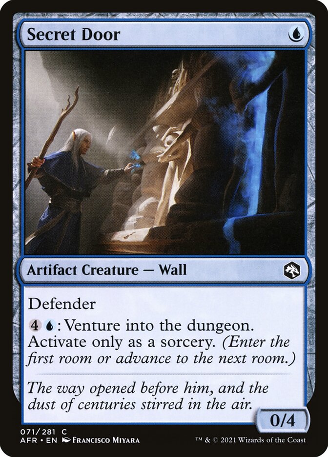 Secret Door – Common Magic: The Gathering card from Adventures in the Forgotten Realms (#71)
