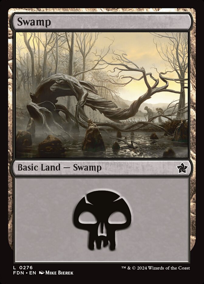 Swamp – Common Magic: The Gathering card from Foundations (#276)