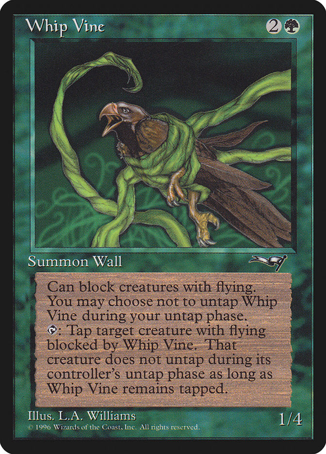 Whip Vine – Common Magic: The Gathering card from Alliances (#103b)
