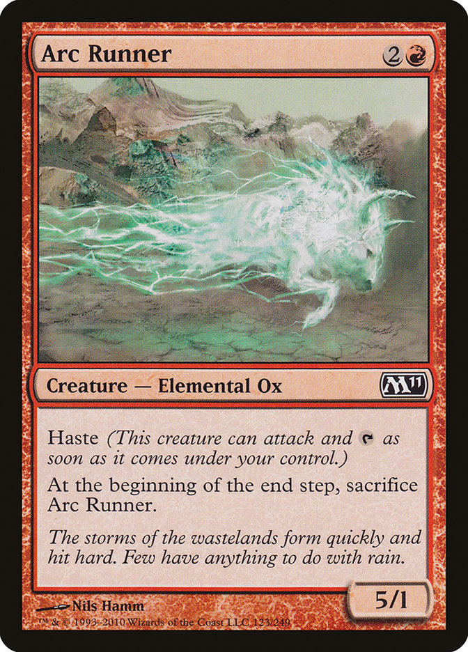 Arc Runner – Common Magic: The Gathering card from Magic 2011 (#123)