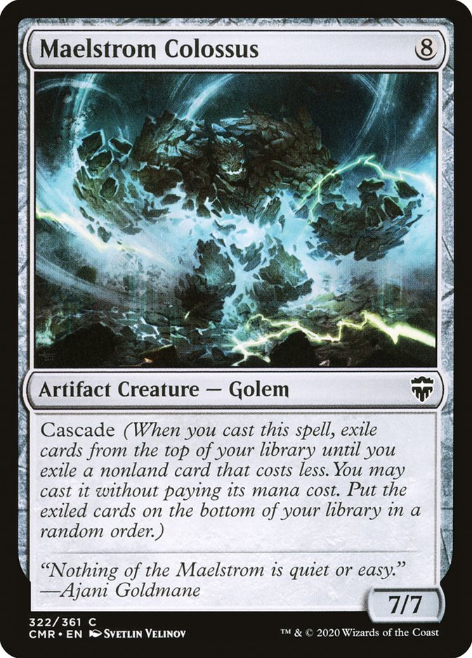 Maelstrom Colossus – Common Magic: The Gathering card from Commander Legends (#322)