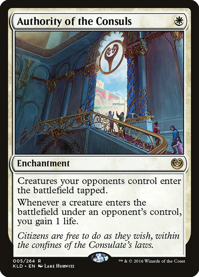 Authority of the Consuls – Rare Magic: The Gathering card from Kaladesh (#5)