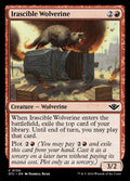 Irascible Wolverine – Common Magic: The Gathering card from Outlaws of Thunder Junction (#130)