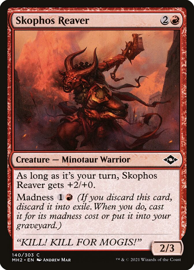 Skophos Reaver – Common Magic: The Gathering card from Modern Horizons 2 (#140)