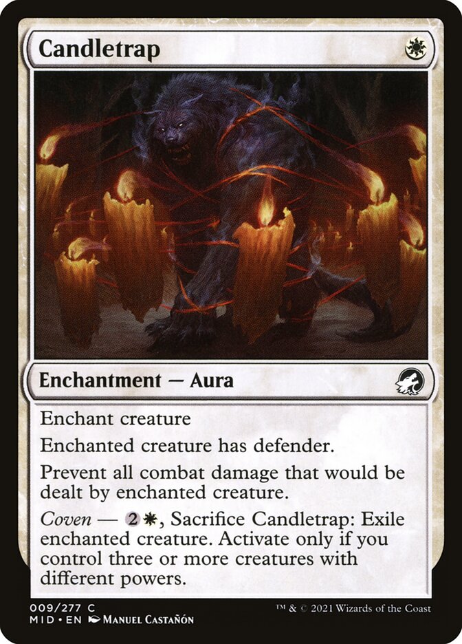 Candletrap – Common Magic: The Gathering card from Innistrad: Midnight Hunt (#9)