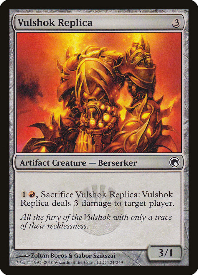 Vulshok Replica – Common Magic: The Gathering card from Scars of Mirrodin (#221)