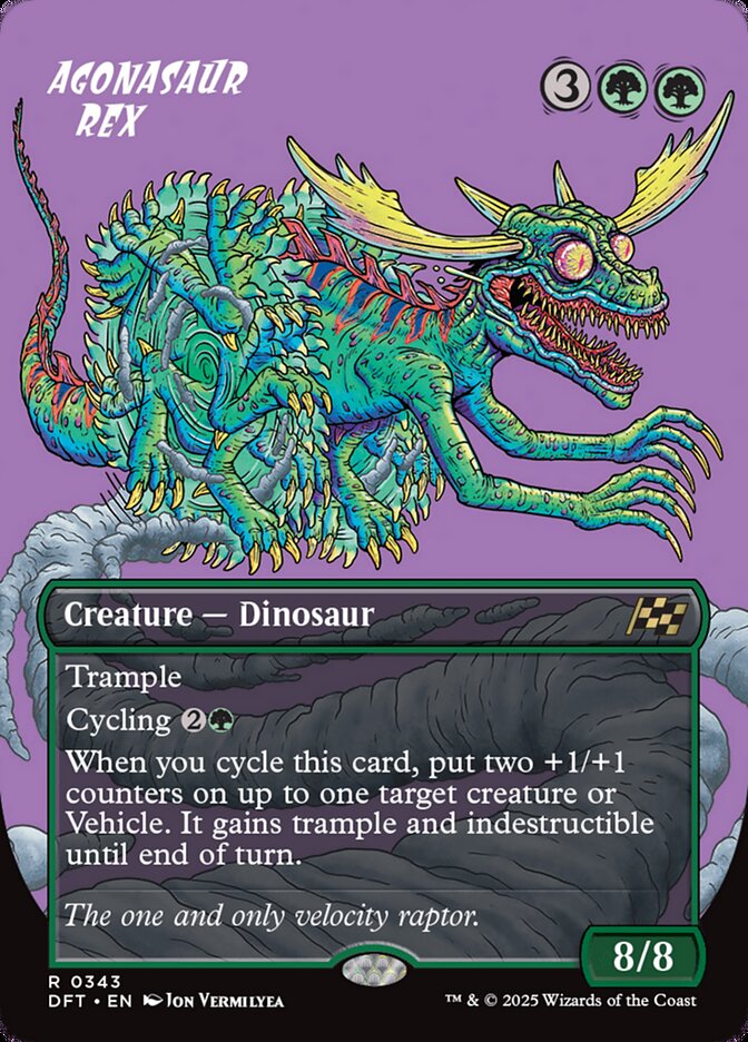 Agonasaur Rex – Rare Magic: The Gathering card from Aetherdrift (#343)