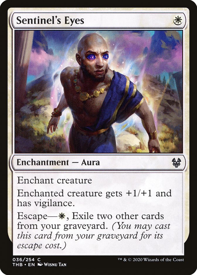 Sentinel's Eyes – Common Magic: The Gathering card from Theros Beyond Death (#36)