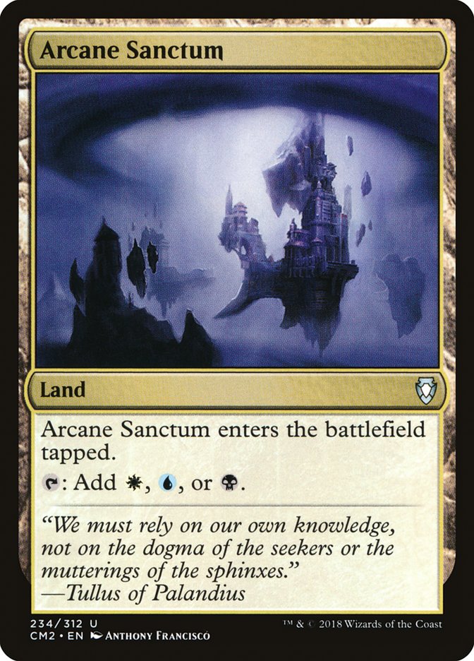 Arcane Sanctum – Uncommon Magic: The Gathering card from Commander Anthology Volume II (#234)