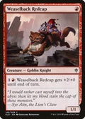 Weaselback Redcap – Common Magic: The Gathering card from Throne of Eldraine (#148)