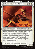 Suki, Courageous Rescuer – Rare Magic: The Gathering card from Avatar: The Last Airbender (#37)