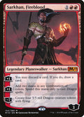 Sarkhan, Fireblood – Mythic Magic: The Gathering card from Core Set 2019 (#154)