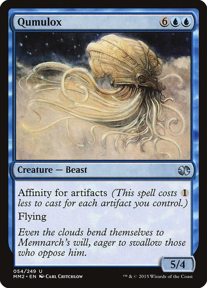 Qumulox – Uncommon Magic: The Gathering card from Modern Masters 2015 (#54)