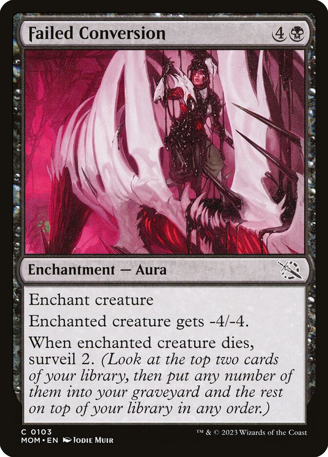 Failed Conversion – Common Magic: The Gathering card from March of the Machine (#103)