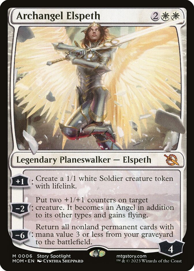 Archangel Elspeth – Mythic Magic: The Gathering card from March of the Machine (#6)