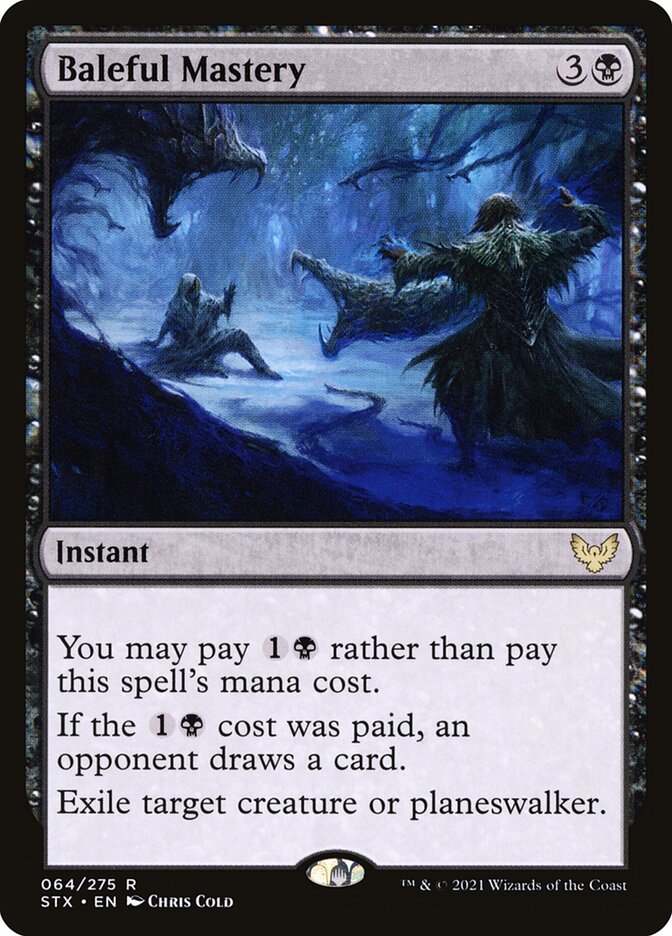 Baleful Mastery – Rare Magic: The Gathering card from Strixhaven: School of Mages (#64)