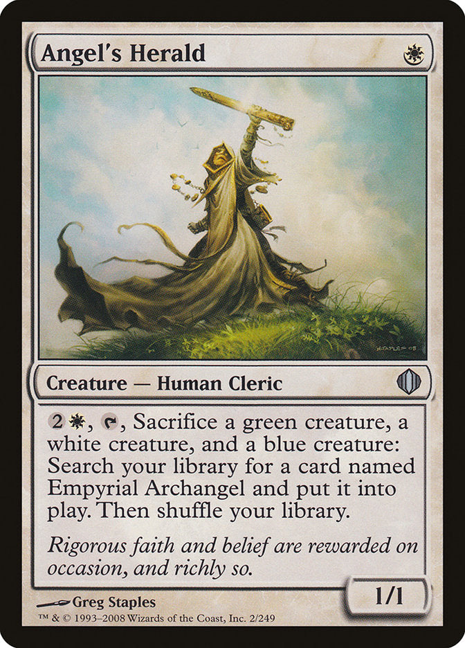 Angel's Herald – Uncommon Magic: The Gathering card from Shards of Alara (#2)