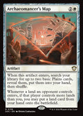 Archaeomancer's Map – Rare Magic: The Gathering card from Secrets of Strixhaven Commander (#136)