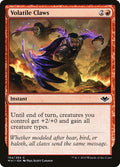 Volatile Claws – Common Magic: The Gathering card from Modern Horizons (#154)