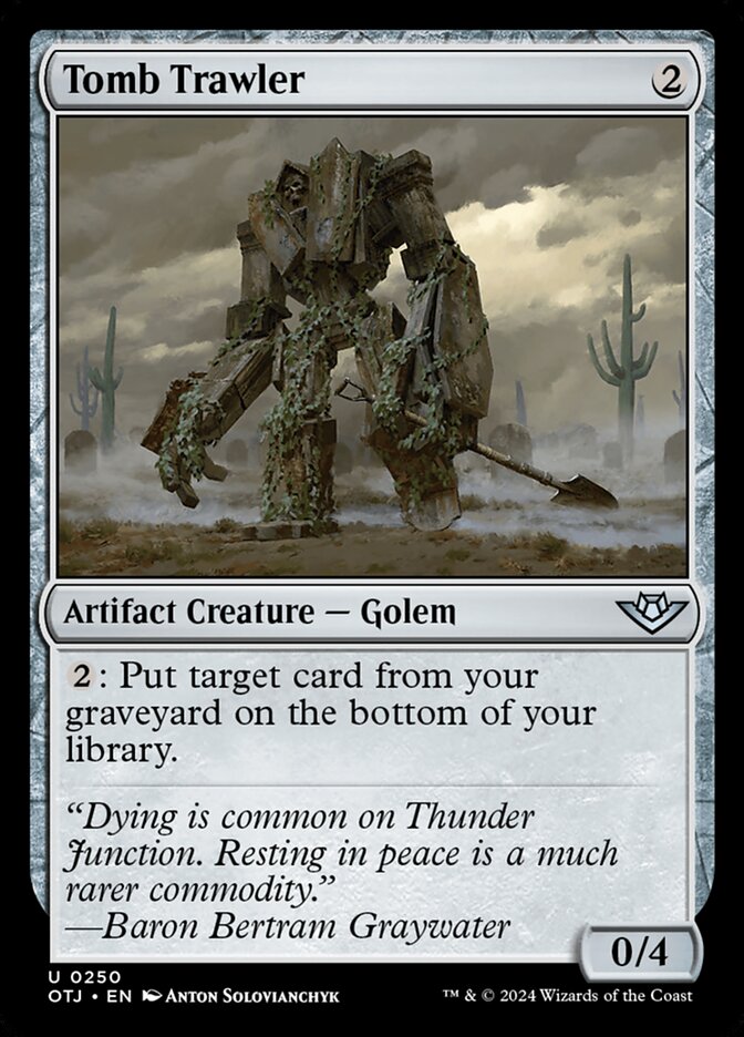 Tomb Trawler – Uncommon Magic: The Gathering card from Outlaws of Thunder Junction (#250)