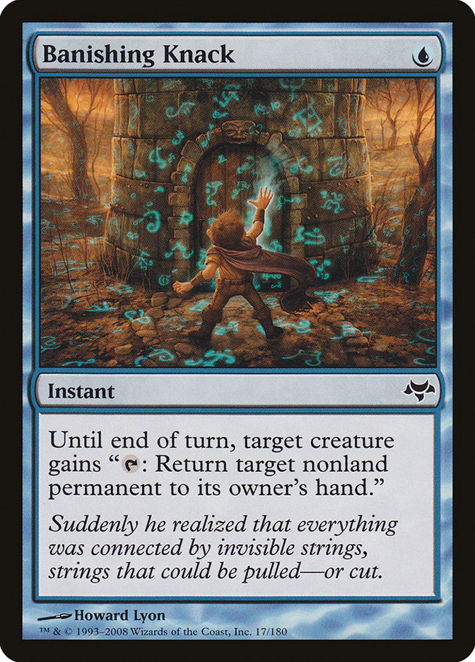 Banishing Knack – Common Magic: The Gathering card from Eventide (#17)