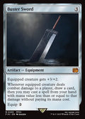 Buster Sword – Mythic Magic: The Gathering card from Final Fantasy (#255)