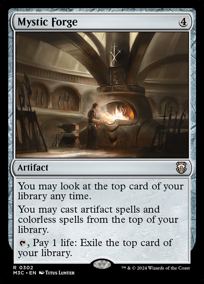 Mystic Forge – Rare Magic: The Gathering card from Modern Horizons 3 Commander (#302)